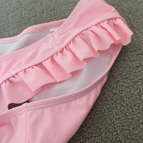 Shein Pink Ruffle Bathing Suit Bottoms - Picture 4 of 5